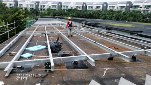 Sentosa Roof rectification work 1