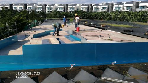 Sentosa Roof rectification work 5